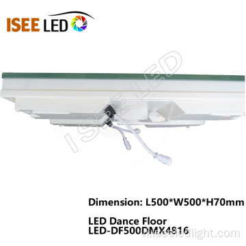 500*500mm âm nhạc DMX Video LED LED Đèn sàn nhảy